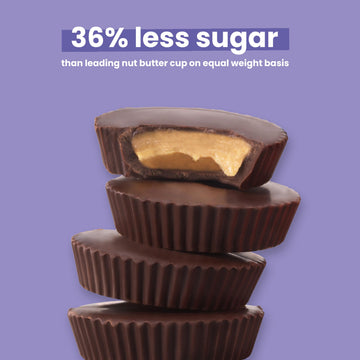 UNREAL Dark Chocolate Almond Butter Cups | Vegan, Gluten Free, Non-GMO | 7.4oz (Pack of 3)
