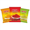 Pushp Brand Combo Pack 1Kg Each (Chilli Powder, Turmeric Powder, Coriander Powder) Mirchi,Haldi,Dhaniya Powder