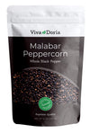 Viva Doria Malabar Black Peppercorns, Whole Black Pepper, Black Peppercorn For Grinder Refills, 12 Ounces