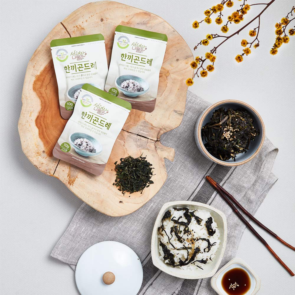 Pyeongchang Hanggi Gondre Namul For Bibimbap With Rich Flavor, Dried Topping Vegetables For Rice Cooking, Korean Food Rice Recip