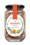 Gourmanity Mandarin Flavor Honey Lozenges 250Gr, Natural Lozenges Made With Honey & Mandarin Flavor, Gourmet Candy Honey Drops,