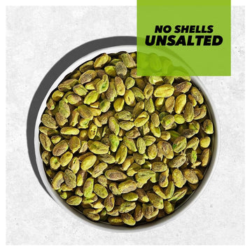 Wonderful Pistachios No Shells, Unsalted Nuts, 6 Ounce Resealable Bag, Protein Snacks, Gluten Free, Healthy Snack