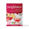 Singabera Ginger Drink - Roselle Flavor, Pack of 3, 6.3 oz Each