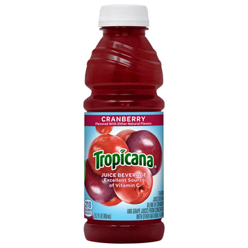 Tropicana Cranberry Juice Drink, 15.2 Ounce Bottle (Pack of 12)