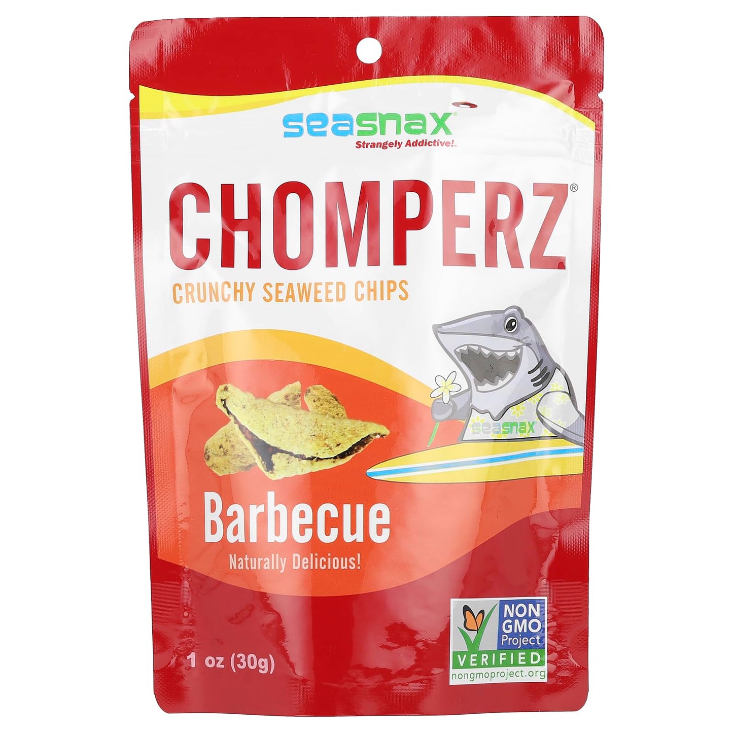 SEASNAX Chomperz Seaweed Barbecue, 1 OZ