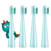 Vekkia Kids Electric Toothbrush Replacement Heads - 7X More Plaque Removal, End-Rounded 3D Curved Soft Bristles, Gentle & Effici