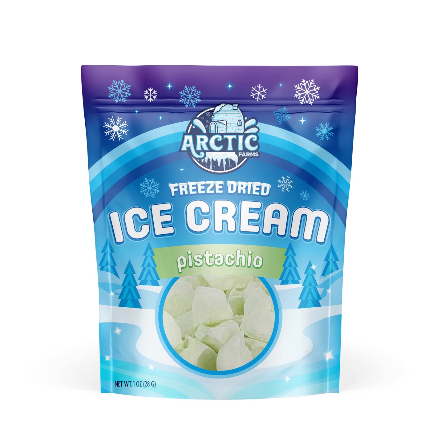 Arctic Farms Freeze Dried Ice Cream Variety Pack of 4 - Unique Treat That Does Not Melt