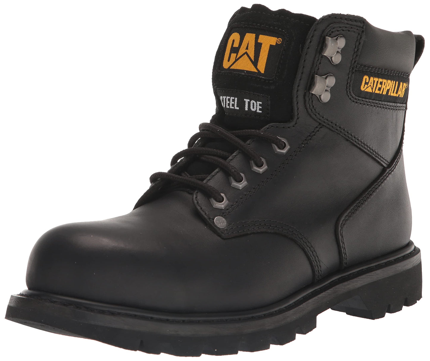 Cat Footwear Mens Second Shift Steel Toe Construction Boot, Black, 95 Wide