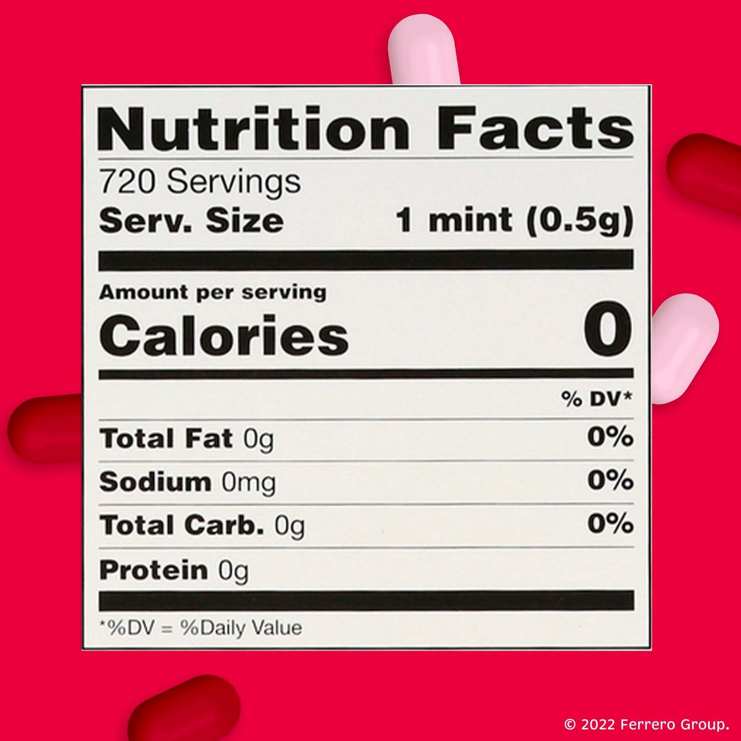 Tic Tac Strawberry & Cream Flavored Mints, 8 Count, On-The-Go Refreshment, Stocking Stuffers, 3.4 Oz Each