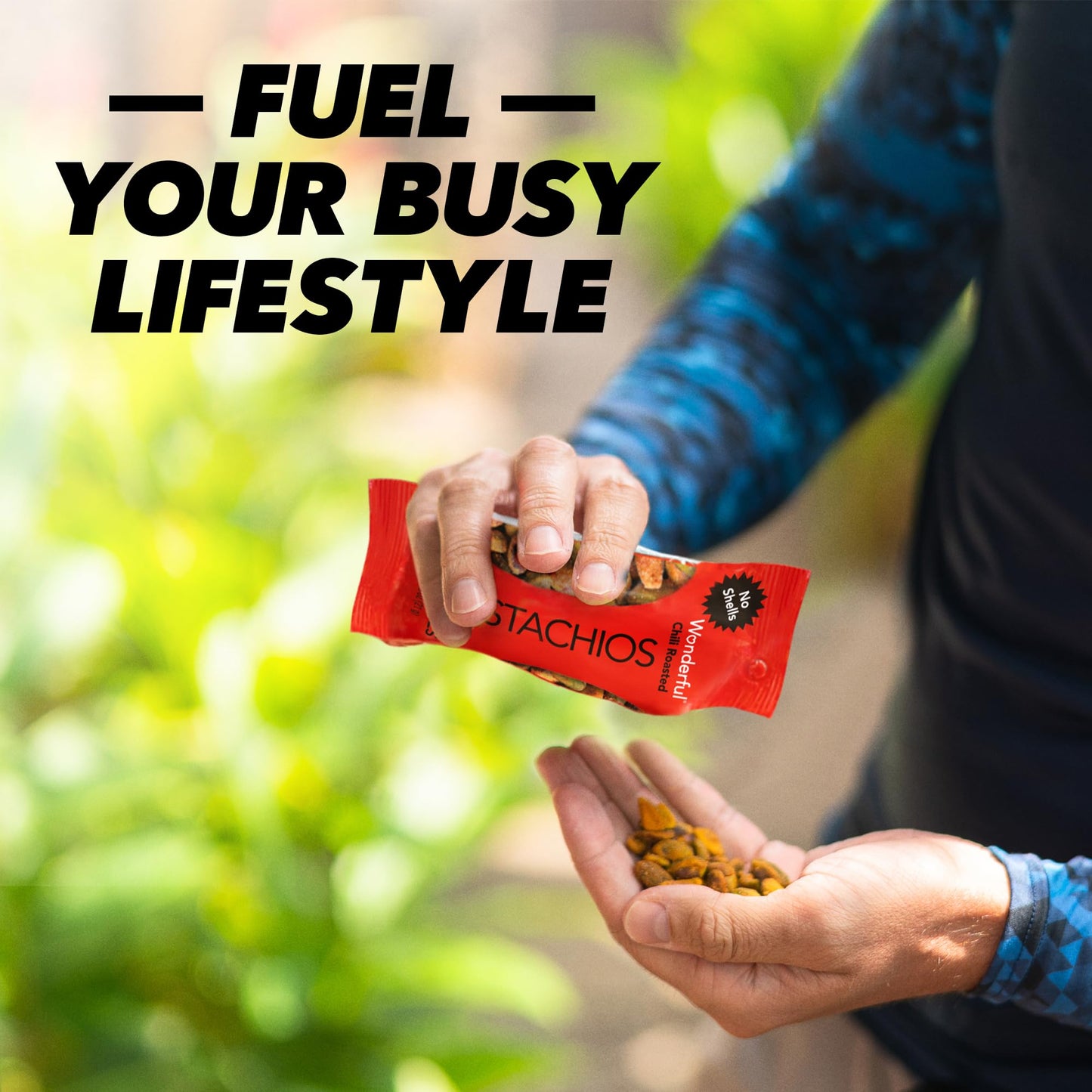 Wonderful Pistachios No Shells, Chili Roasted Nuts, 0.75 Ounce Bag (Pack Of 14), Protein Snacks, Gluten Free, On-The-Go, Individ