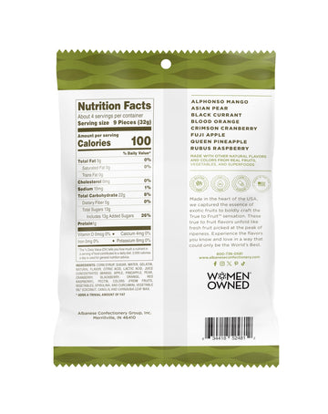 Albanese World'S Best True To Fruit - Exotic Fruits Gummies, 5Oz Bag Of Candy (Pack Of 12), Individually Wrapped Soft & Chewy Ca