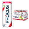 CLEAR CUT PHOCUS Caffeinated Sparkling Water - Strawberry Kiwi - 11.5 Fl Oz (Pack of 12) - Non-GMO, Keto, Vegan, Kosher