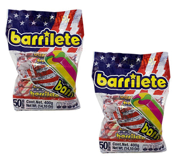 Generic Barrilete Super Chewy Candy Bag,0.75 pound, 50 Count - 2 pack
