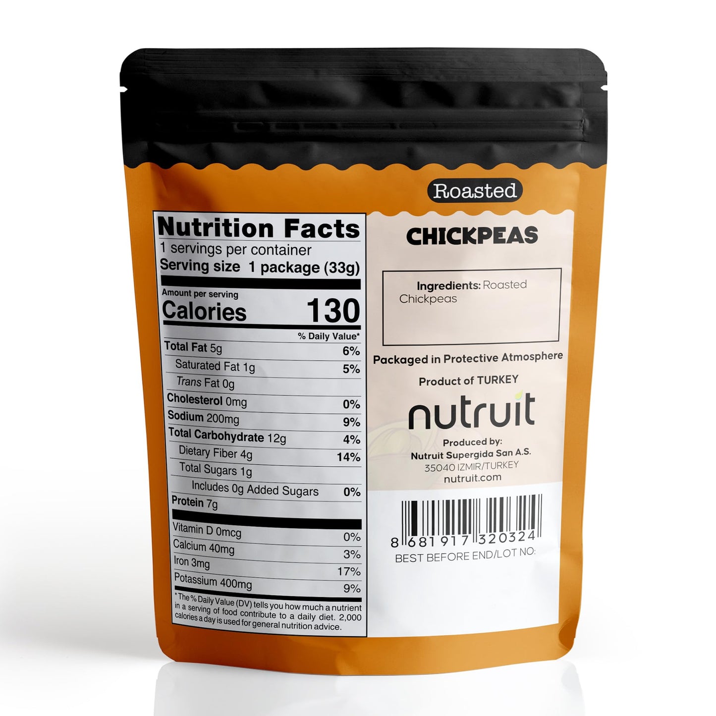 Nutruit Gourmet Snack Box - 20 Vegan Snacks, Gluten-Free, No Sugar Added, 1.1oz Packs, White