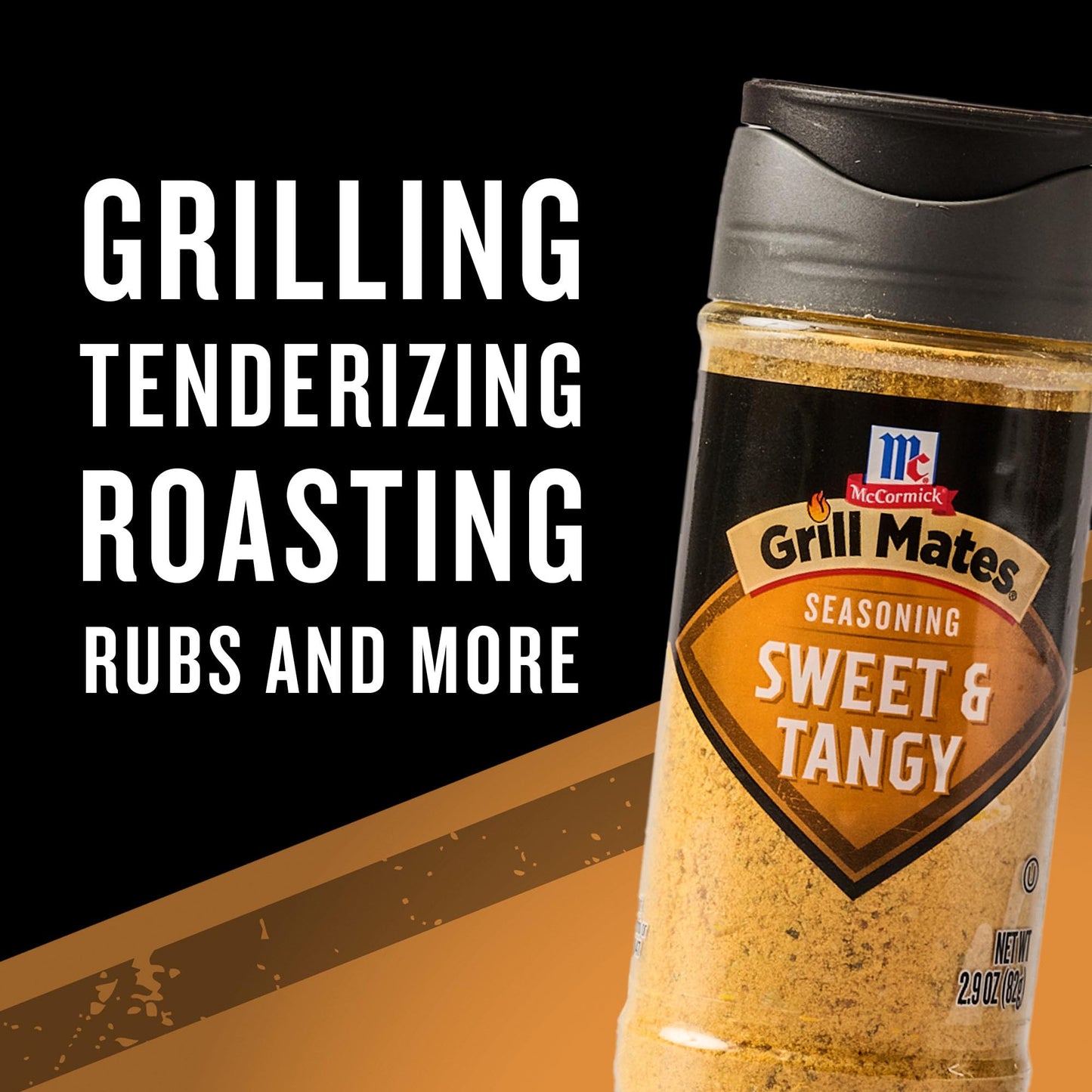 Mccormick Grill Mates Seasoning, Sweet & Tangy, Grilling Seasoning For Mouthwatering Chicken, Steak, Seafood, And More, 2.9 Oz