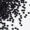 Bayep Edible Pearls for Cake Decorating 10mm Black Sprinkles for Cookies, Baking, Ice Cream, Cupcake Topper Pearl Sprinkles Perf