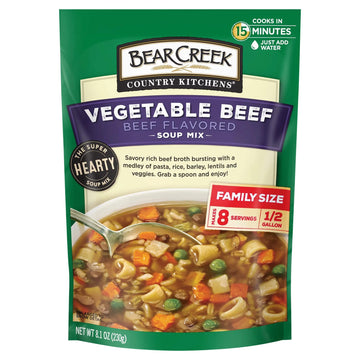 Bear Creek Vegetable Beef Soup Mix (Pack Of 2) 9 Oz Bags