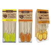 Melville Honey Spoon Bundle Pack of 3 Flavors - Honey Dipper, Manuka, Lemon, Orange Blossom - 15 Honey Spoons For Tea - Deliciou