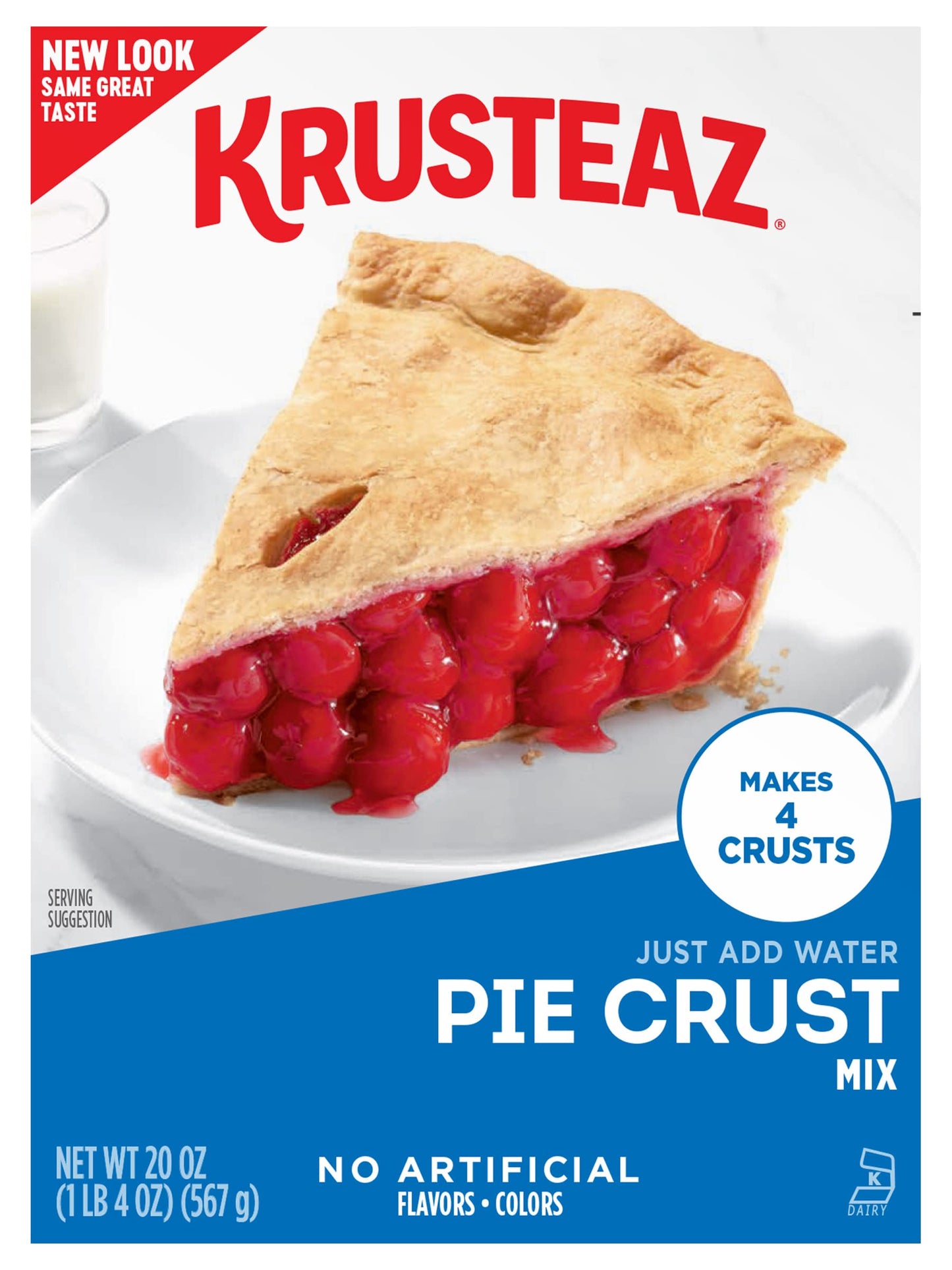 Krusteaz Traditional Light & Flaky Pie Crust Mix, 20 Oz (Pack Of 4)