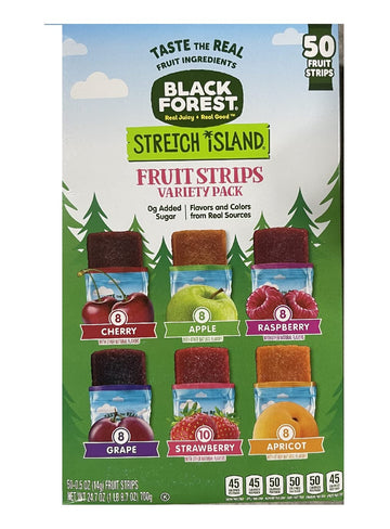 Stretch Island Fruit Leather Snacks Variety Pack, Cherry, Apple, Strawberry, Apricot, Grape, Raspberry, 0.5 Ounce No Added Sugar