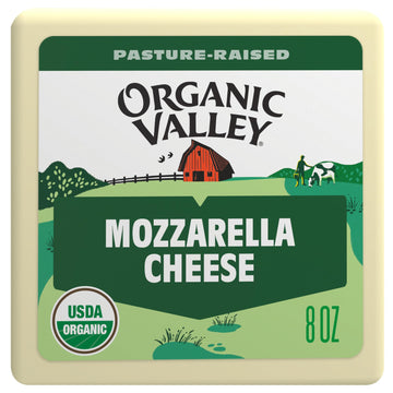Organic Valley Low Moisture Part Skim Organic Mozzarella Cheese Block