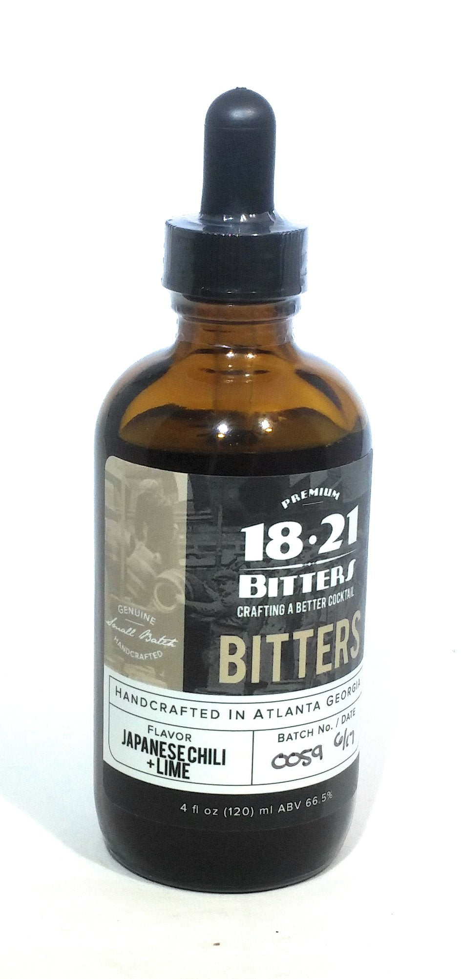 18.21 Bitters Japanese Chili & Lime Bitters, 4 Fl Oz, Pack of 1