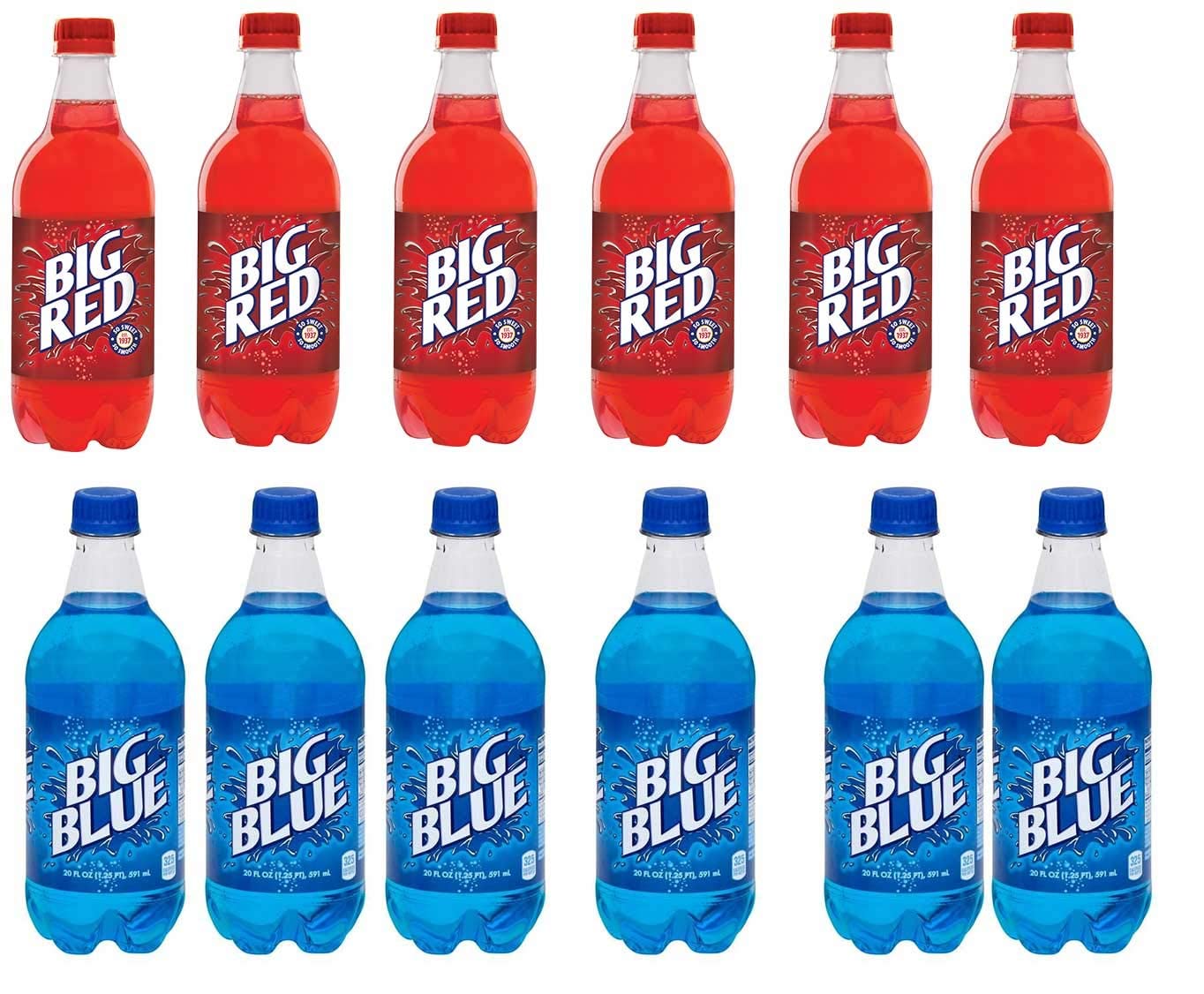 Generic Big Red Big Blue Variety Pack - 20 oz, 12 Count