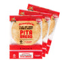 Josephs Pita Bread Reduced Carb, Flax Oat Bran & Whole Wheat, 18 Count, 7g Net Carbs per Serving