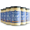 Sonoma Gourmet Creamy Alfredo Pasta Sauce | Gluten-Free And No Sugar Added | Made With Real Cream | 15.5 Ounce Jars (Pack Of 6)