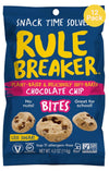 Rule Breaker Vegan & Gluten-Free Cookies | Chocolate Chip Bites | Plant-Based Dairy Nut Soy Allergen Free Kosher | Great For School Office Pantry | Soft-Baked School Snacks For Kids And 18+ Uses (Pack Of 12)