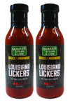 Quaker Steak And Lube Louisiana Lickers Wing Sauce - Two 12 Ounce Bottles Of Quaker Steak & Lube Louisiana Lickers Chicken Wing