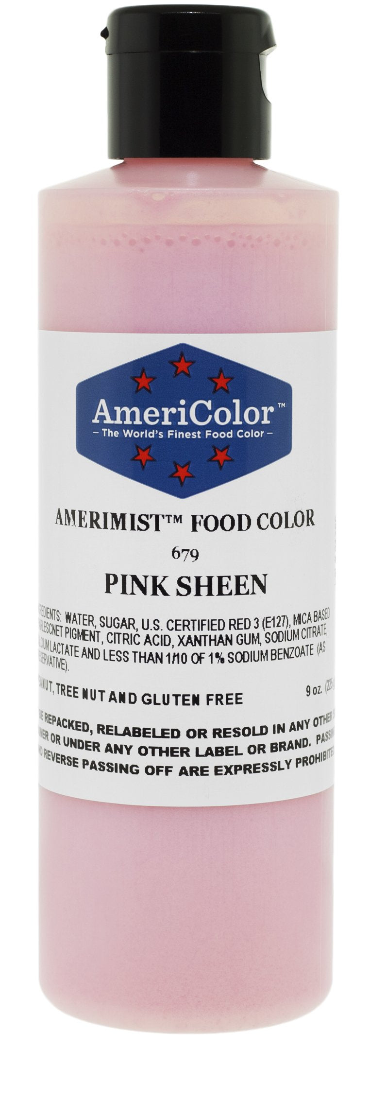 Americolor Amerimist Airbrush Color 9 Ounce, Pink Pearl Sheen