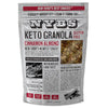 NYBS Cinnamon Almond Keto Granola - 100% Natural Grain-Free Granola, Non-GMO, Gluten Free, Small Batch Baked, Low Sodium + Low I
