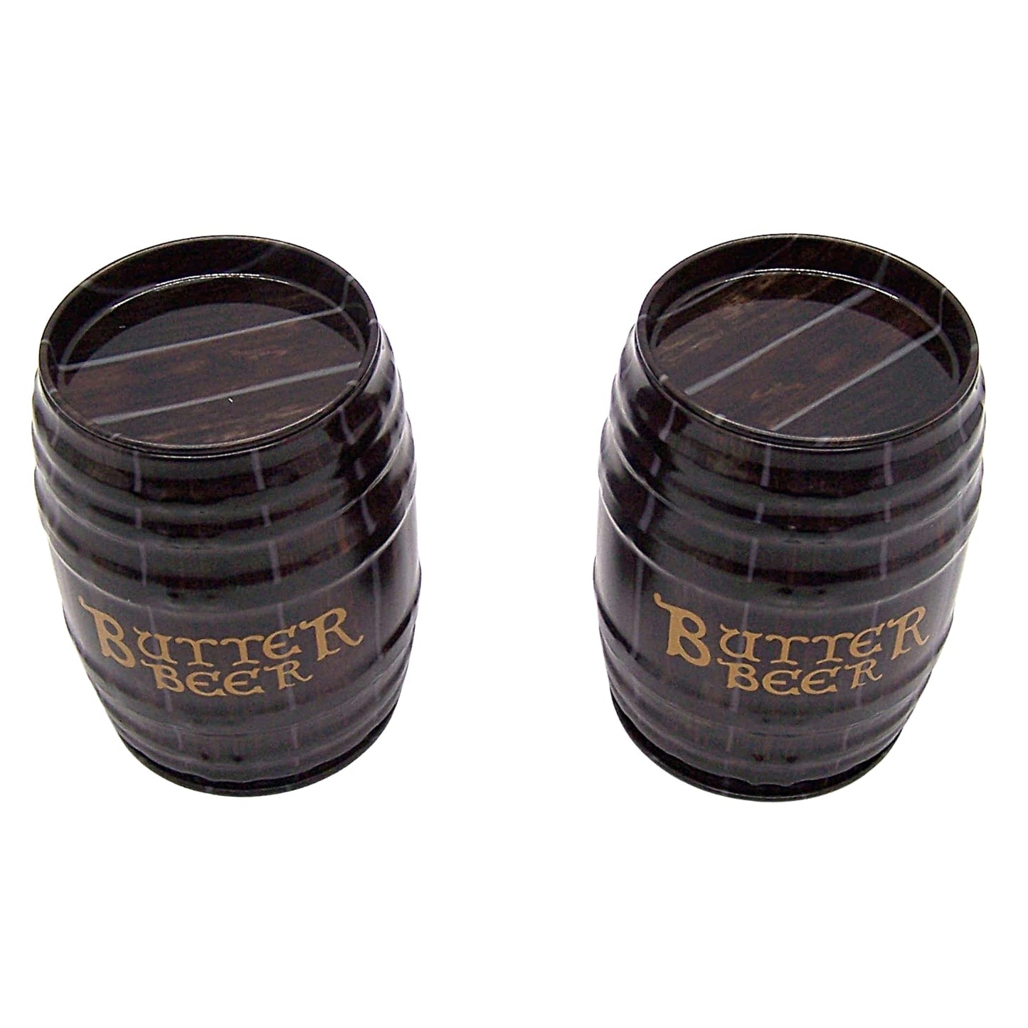 Wowser Harry Potter Inspired Butterbeer Chewy Candy, 2 Pack Barrel Tin, 1.5 Ounce, Fun and Delicious Treat, Brown