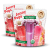 Jonnypops Organic Freezer Pops Variety Pack - Grape, Cherry, Fruit Punch - Top 8 Allergen Free, Vegan & Kosher (24 Count - 2 Pac