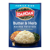 Idahoan Butter & Herb Mashed Potatoes, Naturally Gluten-Free, 100% Real Idaho Potatoes, 8 servings per bag, 8 ounce (Pack of 8)