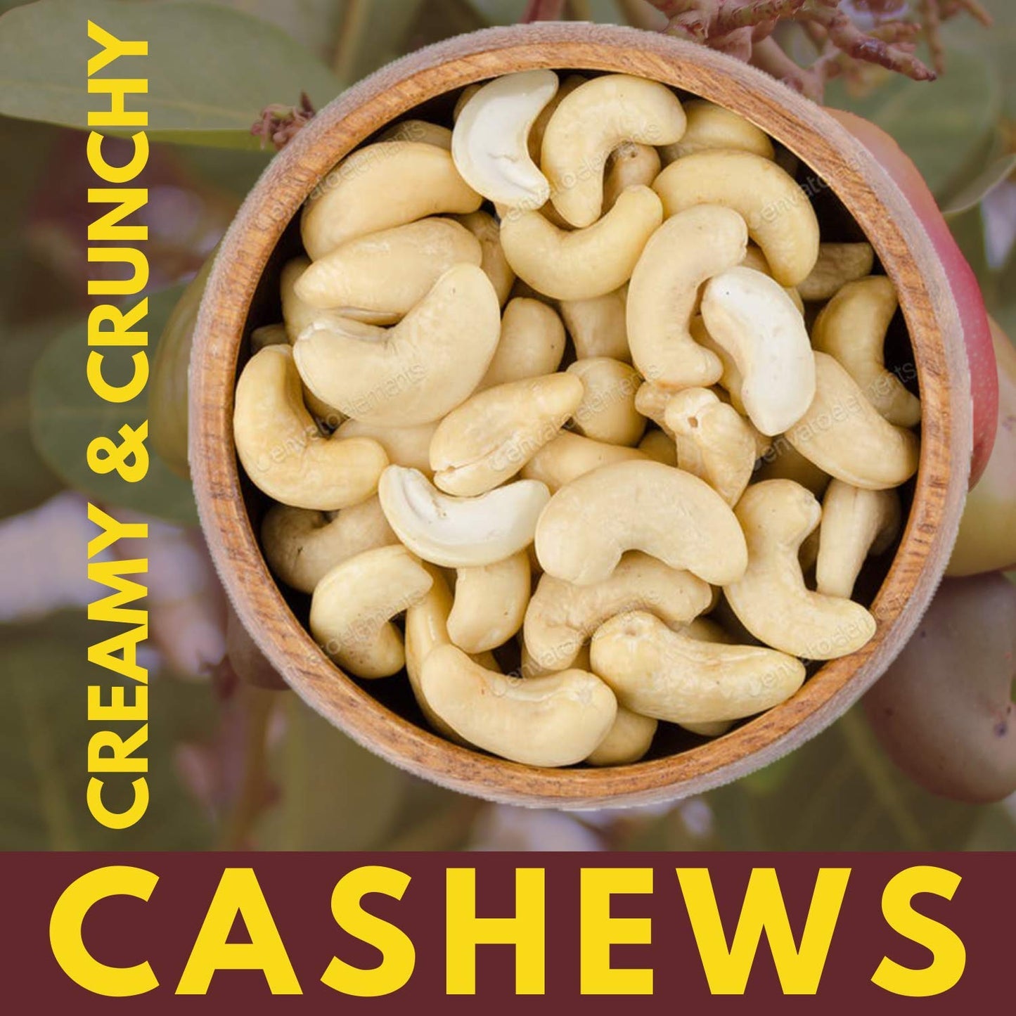 Raw Whole Unsalted Cashews - 5 Lbs.- Premium Quality Kosher Raw Cashews By We Got Nuts - Oil-Free Natural, Healthy & Diet-Friend