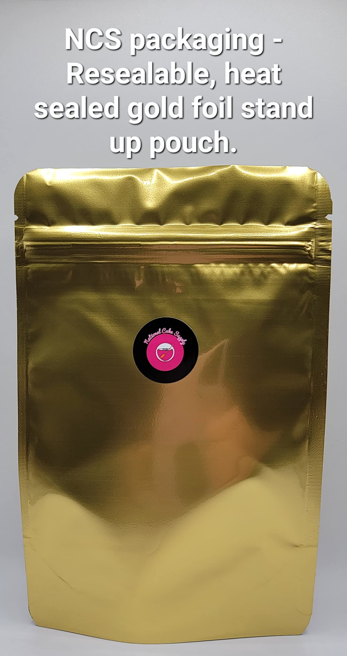 Ncs Dark Gold Star Edible Sprinkles, 8 Ounces - Great For Cupcakes, Cookies, Cakes, Cakes Pops (Stars - Gold)