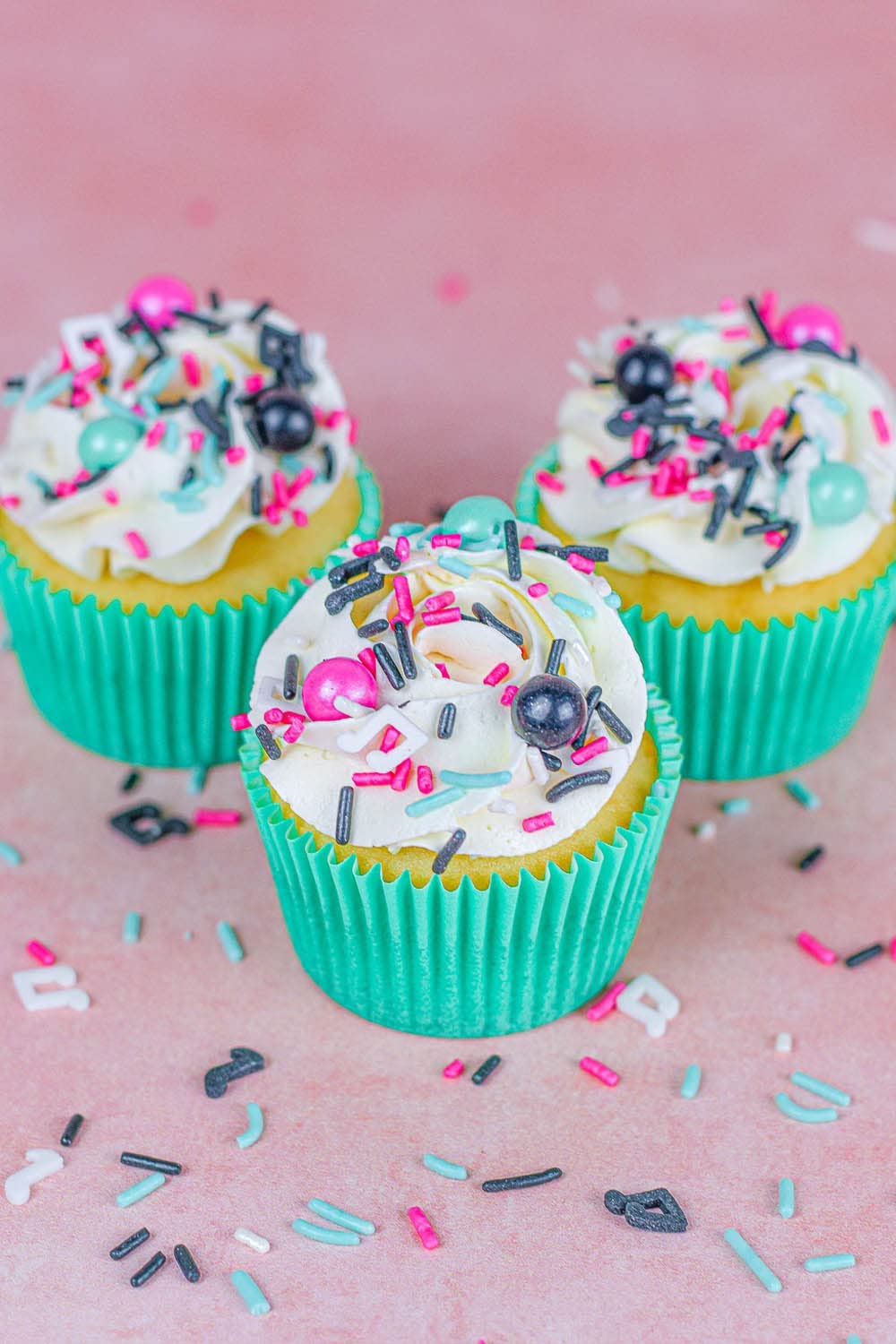 Fancy Cupcake Sprinkles, Edible Light Pink And Blue Confetti Cake Sprinkles Space Sprinkles For Cupcake Decorating Music Note Pe