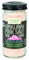 Frontier Co-op Fine Ground Himalayan Pink Salt, 4.48 Ounce Bottle, Hand-Mined, Kosher, Non Irradiated, Non ETO