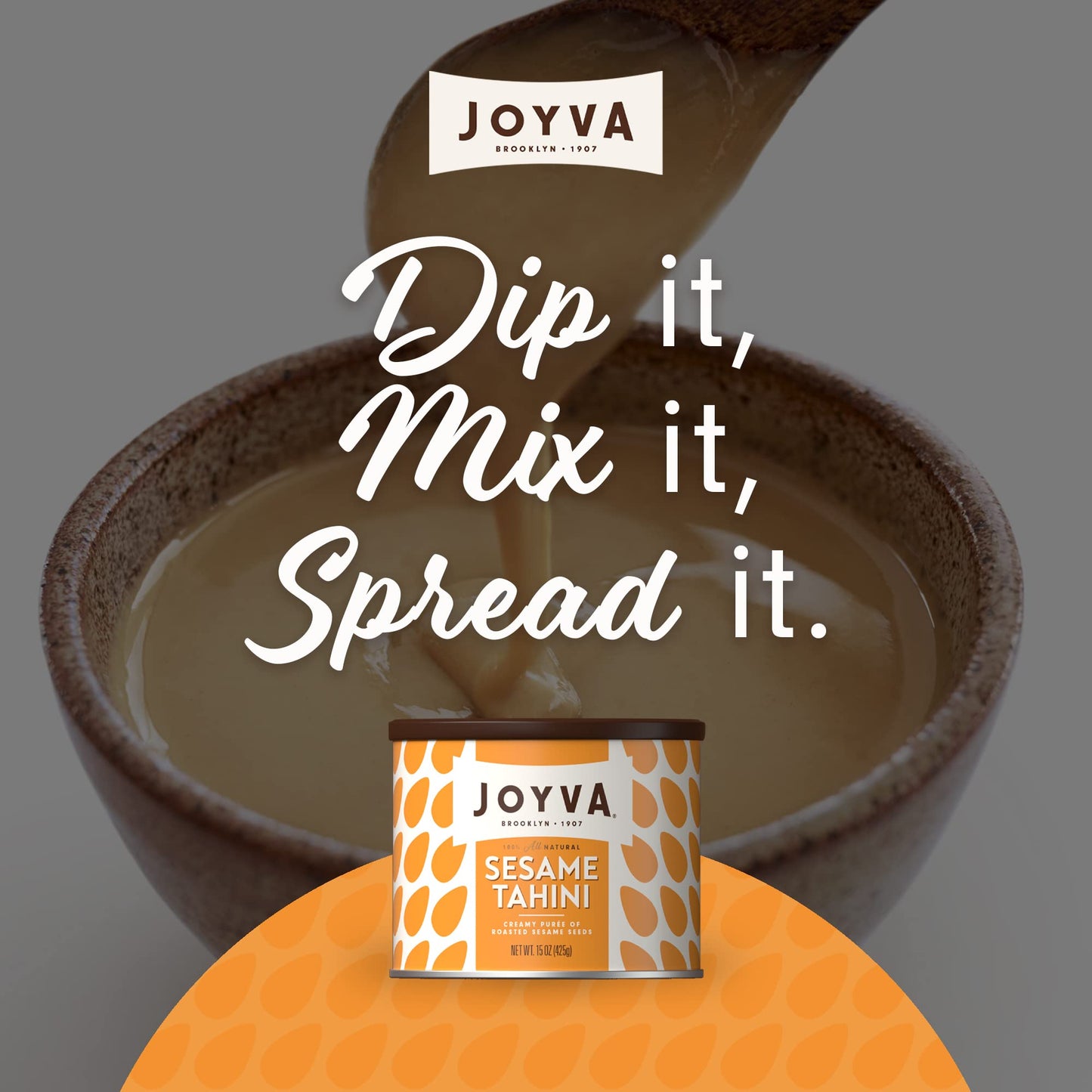 Joyva Tahini, 15-Ounce Packages (Pack Of 6)