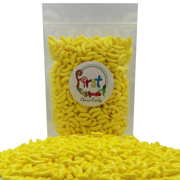 Firstchoicecandy Silly Banana Heads Classic Hard Candy (Yellow, 5 Pound)