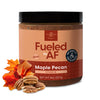 Fueled AF Maple Pecan Crunch Butter, Made with Roasted Pecans and Maple Flakes, Vegan & Paleo Friendly, (8 ounce Jar)