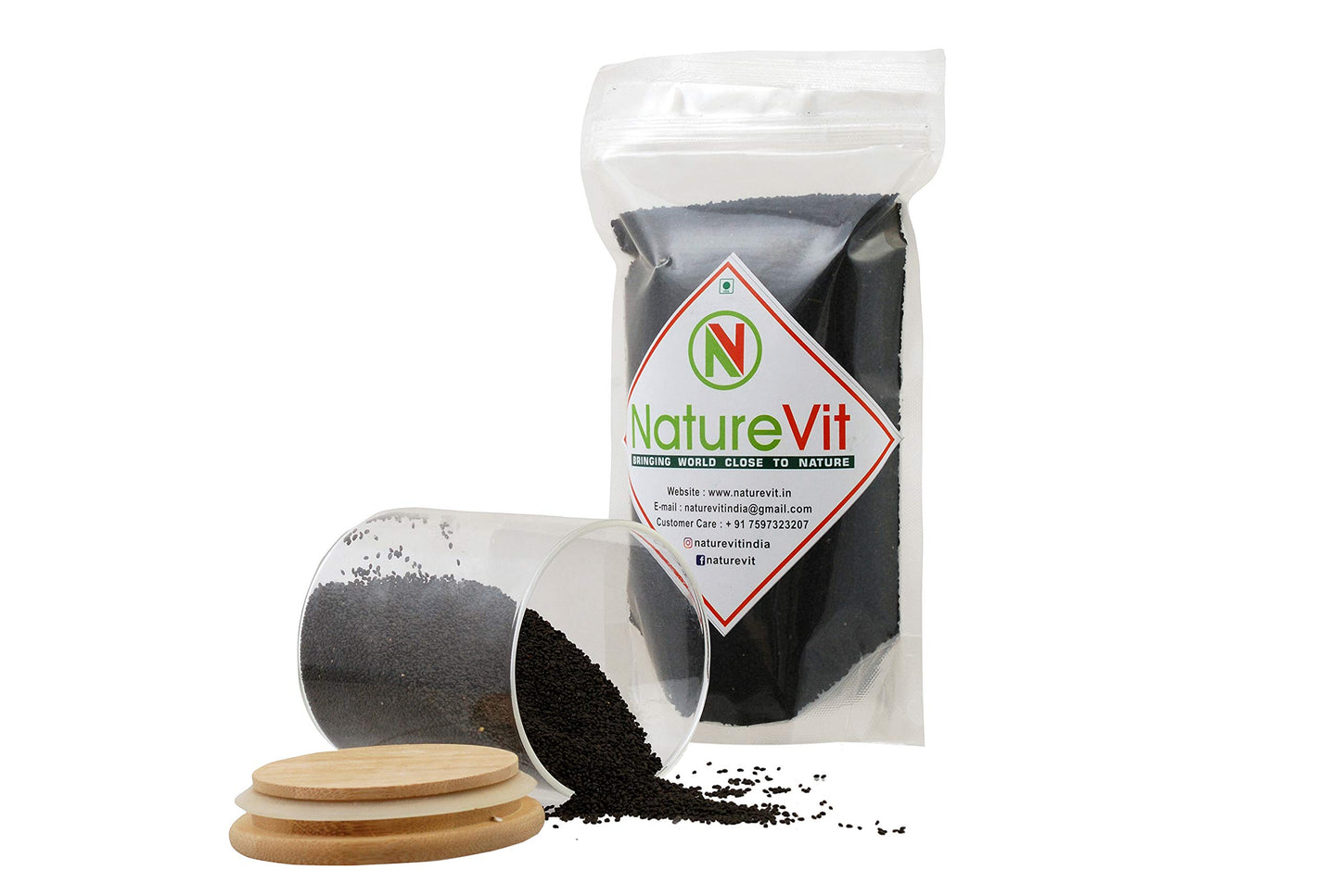 Naturevit Kalonji Seeds, 900G - Nigella Seeds | Seeds For Hair Growth | 100% Natural Indian Superfood, Add Flavour To Curries, I