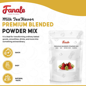 Fanale Premium Milk Tea Flavoring Powder | Perfect For Baking, Smoothies, Desserts And Drinks | Instant Flavoring Powder For Bob