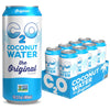 C2O - Coconut Water, The Original Flavor (8 Pack) - Made With Fresh Coconut Water - Plant Based - Non Gmo - Canned Water - Natural Hydration, Essential Electrolytes, & Potassium - 8 Cans, 16.3 Fl Oz