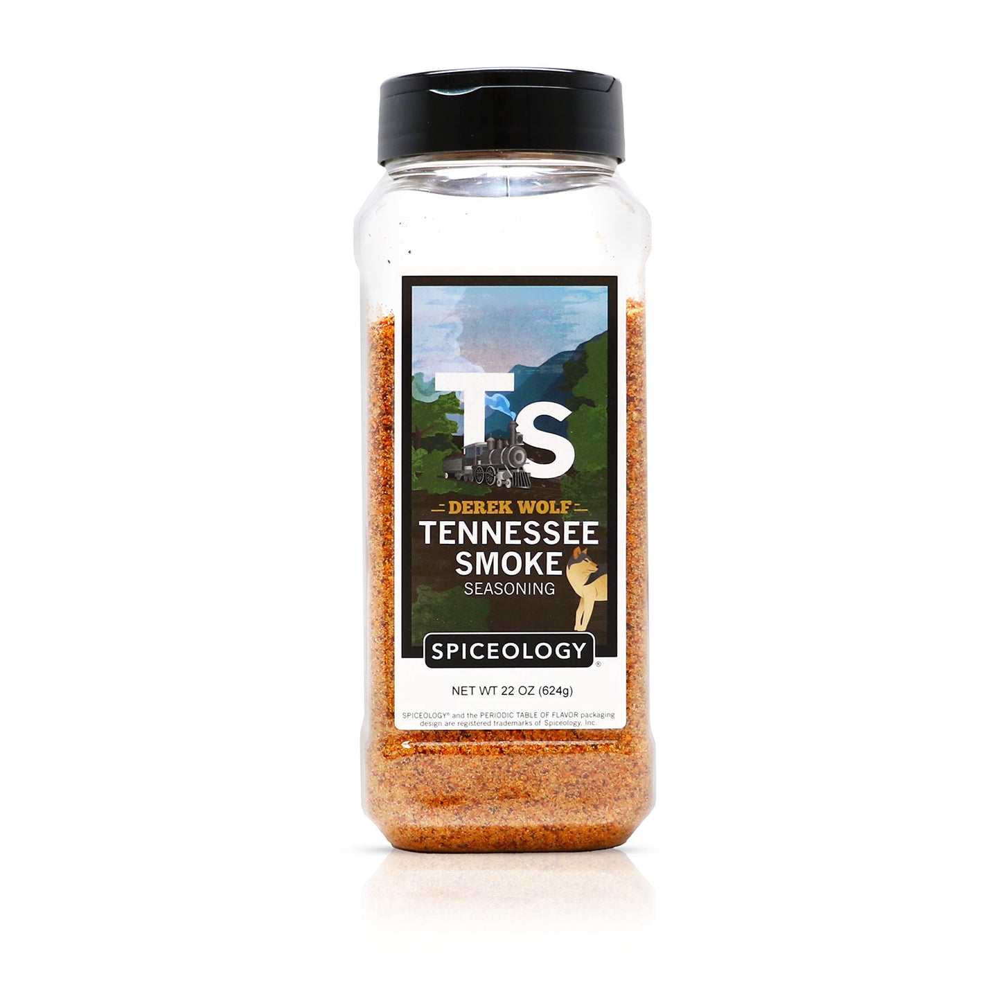 Spiceology & Derek Wolf - Tennessee Smoke BBQ Seasoning - American Barbeque Rubs, Seasonings and Spice Blends - Use On: Steaks,