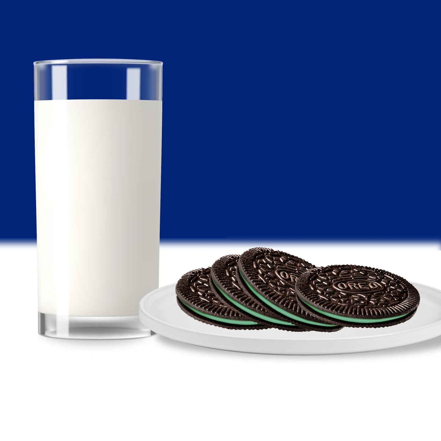 Oreo Thins Mint Creme Chocolate Sandwich Cookies, Family Size, 13.1 Oz