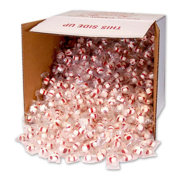 Red Bird Soft Peppermint Candy Mints, Bulk Candy Individually Wrapped, Clear Wrapper, 1000 Ct