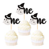 Ercadio 24 Pack Ghost One Cupcake Toppers Glitter Halloween Baby Ghost Cupcake Picks Ghost 1St Cupcake Decors Ghost One Cupcake